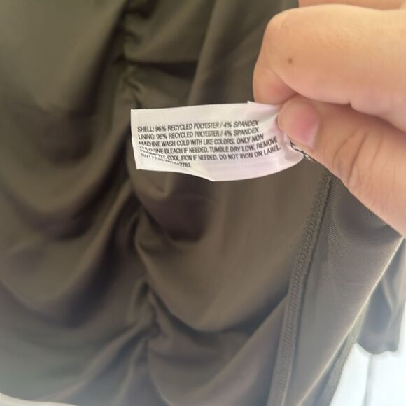 NWT A New Day Olive Green Ruched Long Sleeve Bodysuit Size 2X - Picture 11 of 11